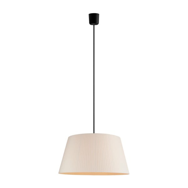 Krēmkrāsas griestu lampa Sotto Luce KAMI, Ø 45 cm