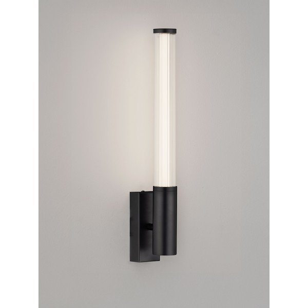 Matēti melna metāla LED sienas lampa Nold – Nova Luce-image-3
