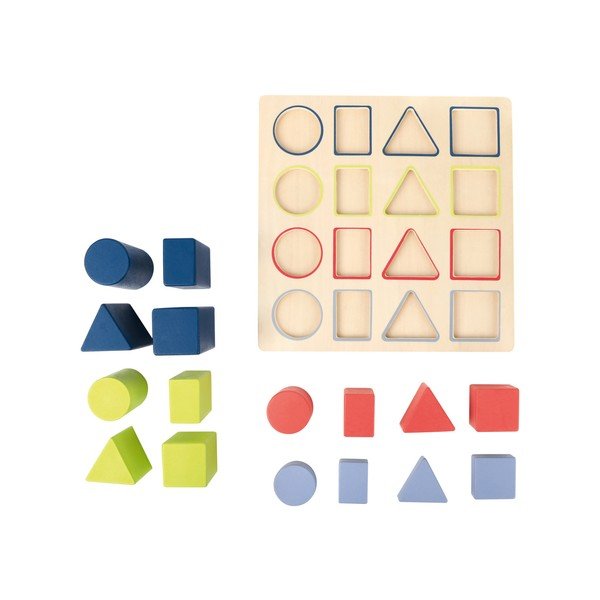 Bērnu koka izglītojošā spēle Legler Geometry-image-1