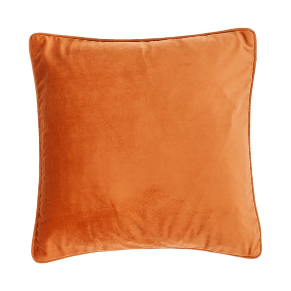 Tumši oranžs spilvens Tiseco Home Studio Velvety, 45 x 45 cm