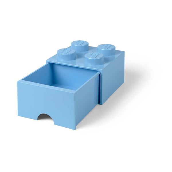 Gaiši zila kvadrātveida glabāšanas kaste LEGO®-image-3