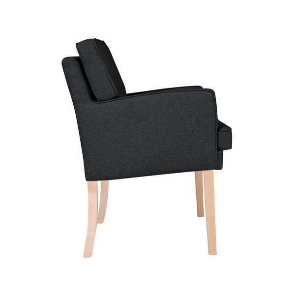 Melns krēsls ar atzveltnēm Micadoni Home Mista-image-4