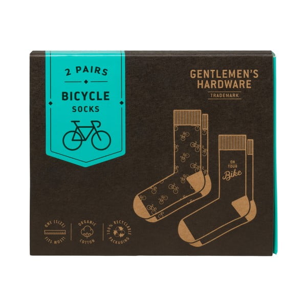 Vīriešu zeķes ar 2 pāriem komplektā Bike – Gentlemen's Hardware-image-2