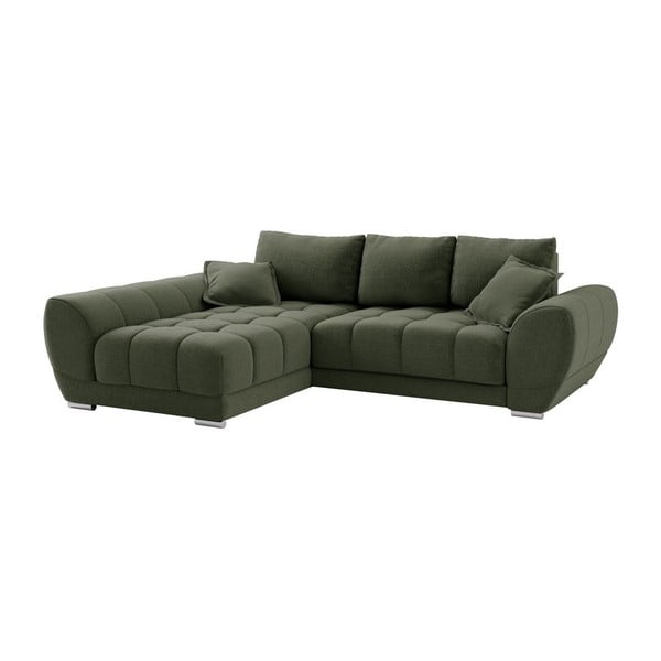 Windsor & Co Sofas Dīvāns Cloudlet, laima zaļš, kreisais stūris