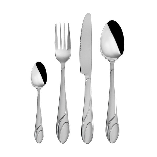 24 nerūsējošā tērauda galda piederumu komplekts Orion Amber