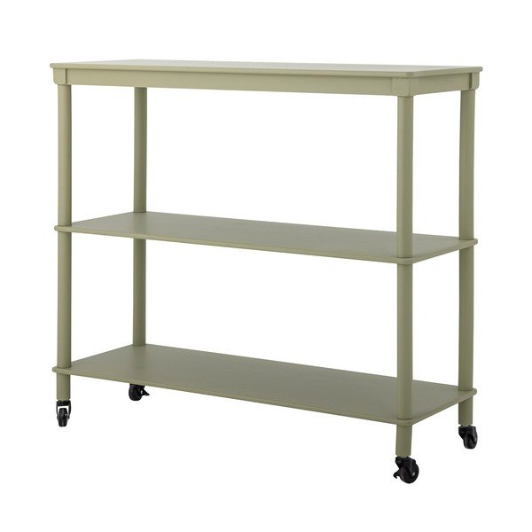 Zaļš plaukts uz riteņiem 102x91x36 cm Harald – Bloomingville