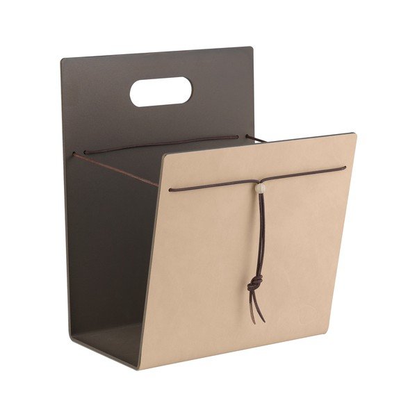 Metāla/ekoloģiskās ādas žurnālu statīvs Nupo M – LIND DNA