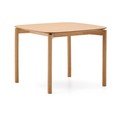 Ēdamgalds ar oškoka imitāciju 100x100 cm Indara – Kave Home