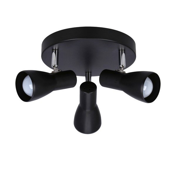 Matēti melna prožektora tipa lampa Picardo – Candellux Lighting-image-2