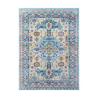 Gaiši zils paklājs Nouristan Agha, 120 x 170 cm