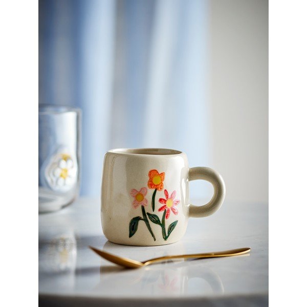 Krēmkrāsas akmensmasas bērnu krūze 110 ml Millie – Bloomingville Mini-image-1