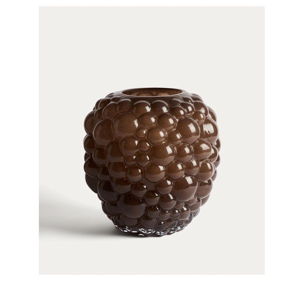 Brūna stikla vāze (augstums 30 cm) Mure – Kave Home