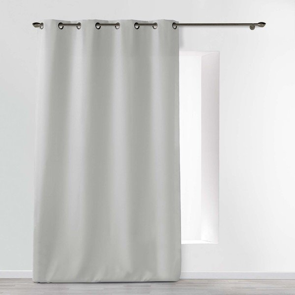 Gaiši pelēks aizkars 140x260 cm Essentiel – douceur d'intérieur