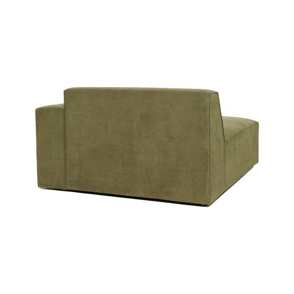 Zaļš velveta dīvāna stūra modulis Scandic Sting, labais stūris-image-3