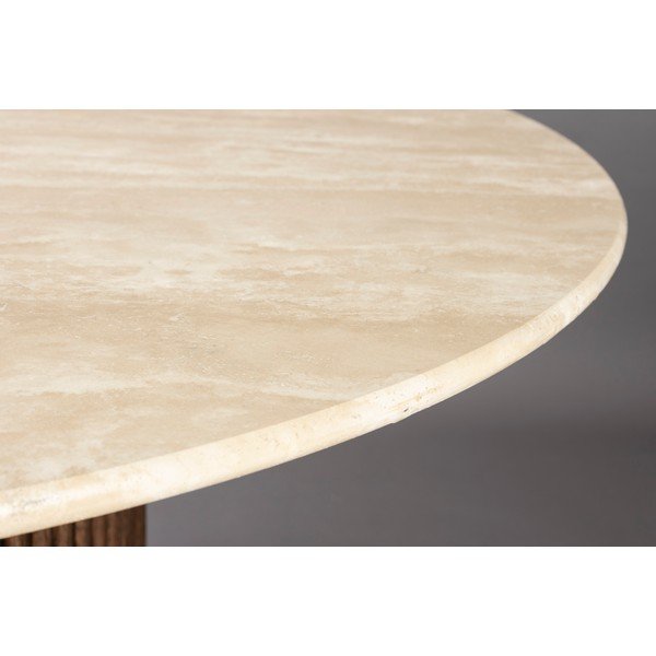 Apaļš ēdamgalds ar akmens galda virsmu ø 115 cm Arda – Dutchbone-image-3
