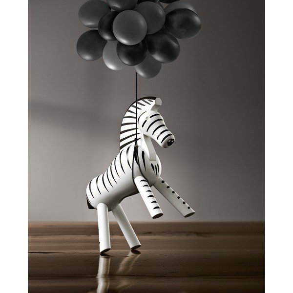 Ozola masīvkoka statuete Kay Bojesen Denmark Zebra-image-1