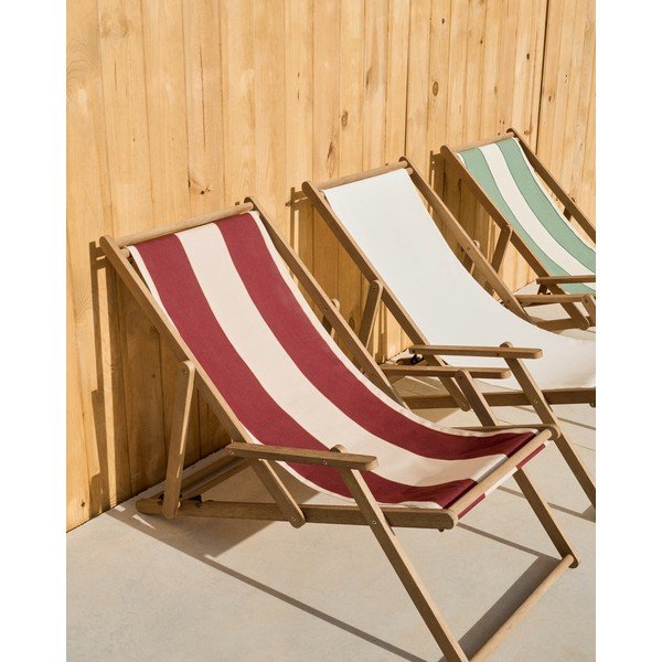 Sarkans masīvkoka dārza zvilnis Vilara – Kave Home-image-2