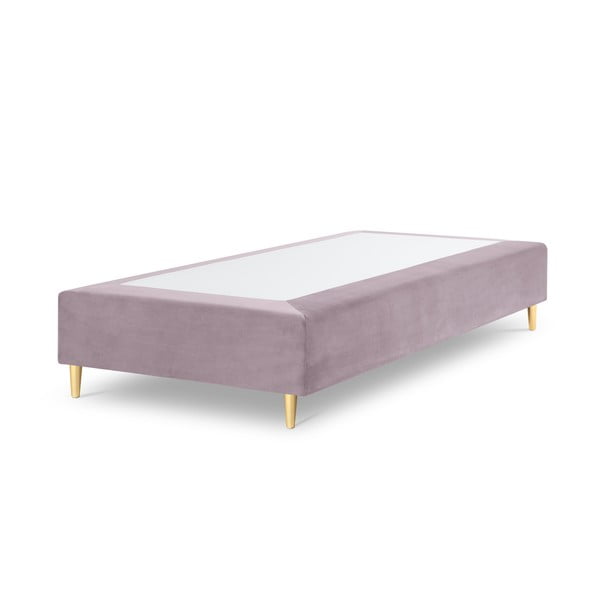 Violeta samta vienguļamā gulta Milo Casa Lia, 90 x 200 cm