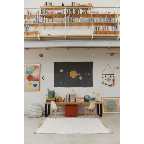 Krēmkrāsas mazgājams/ar rokām darināts kokvilnas bērnu paklājs 170x240 cm Stardust – Lorena Canals-image-4