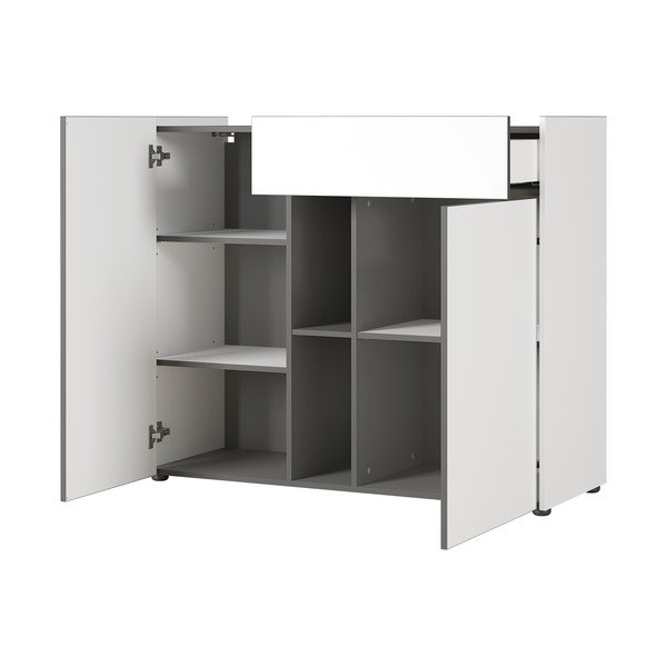 Balta kumode Germania Veluva, platums 112 cm-image-2