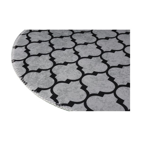 Tumši pelēks mazgājams paklājs 120x180 cm – Vitaus-image-2