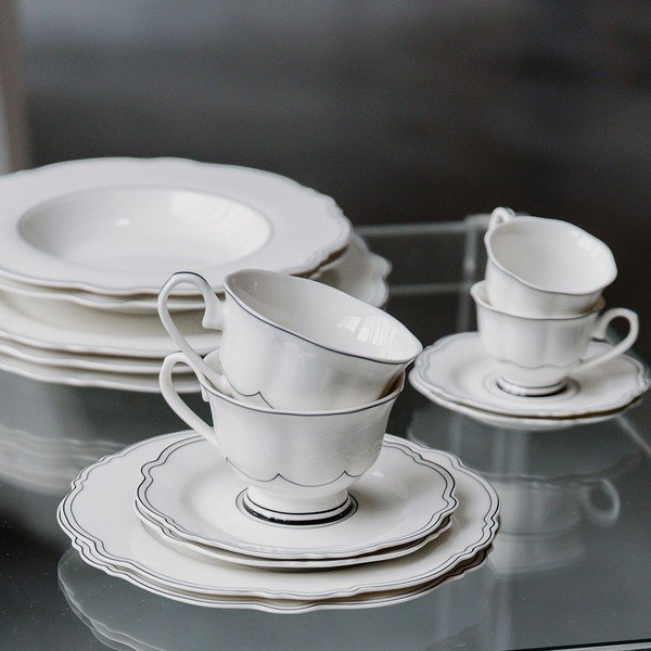 Balti deserta šķīvji (2 gab.) ø 21,5 cm Odette – S|P Collection-image-2