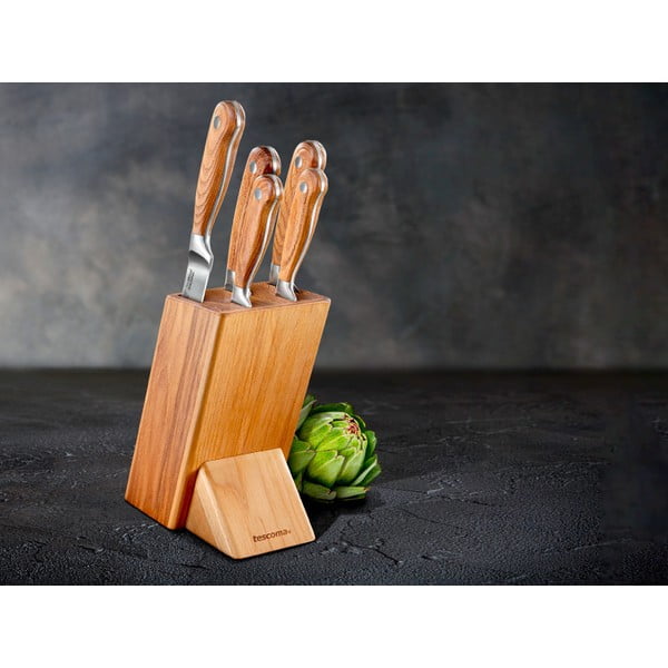 Nažu komplekts ar statīvu (5 gab.) Feelwood – Tescoma-image-1