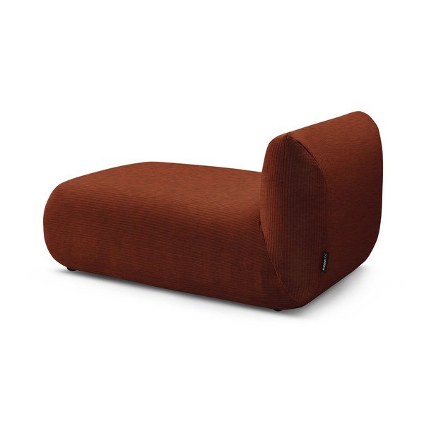 Oranžs velveta dīvāna modulis Lecomte – Bobochic Paris-image-3