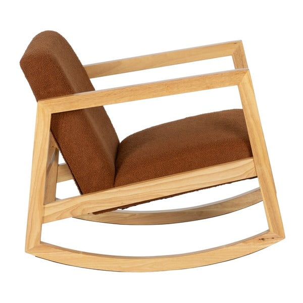 Brūns šūpojošs atpūtas krēsls – Ixia-image-2