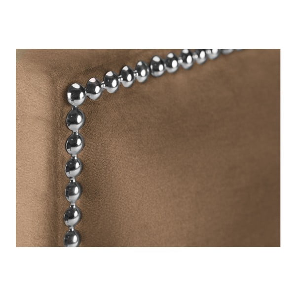 Tumši bēšs gultas galvgalis Mazzini Sofas Cloves, 200 x 120 cm-image-3