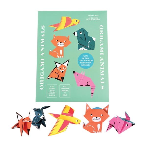 Papīra puzle Animals Origami – Rex London-image-4