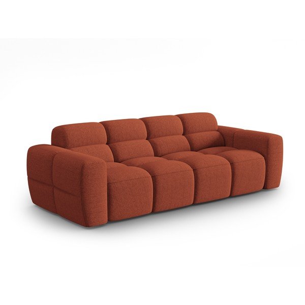Ķieģeļu sarkans dīvāns 256 cm Lisa – Micadoni Home-image-2