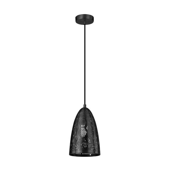 Melna piekaramā lampa ar metāla abažūru ø 20 cm Bene – Candellux Lighting