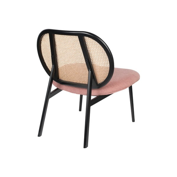 Rozā/brūns atzveltnes krēsls Zuiver Spike-image-4