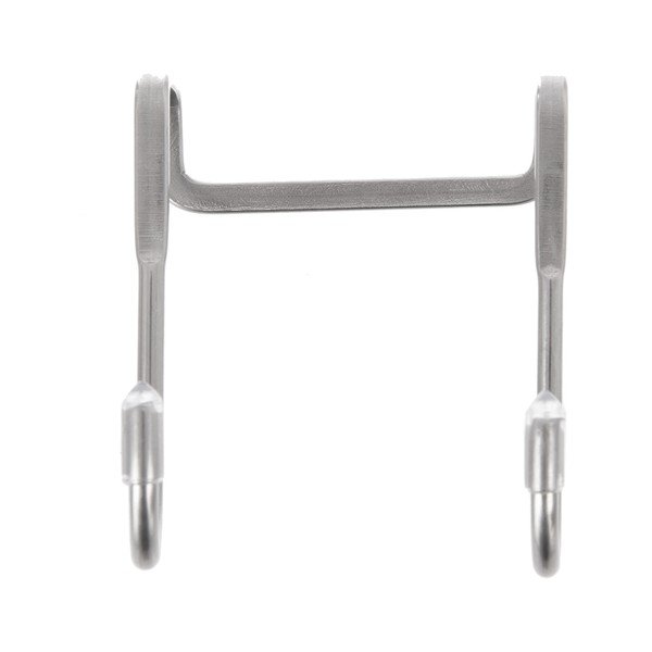 Sudraba krāsas piekarināmi āķi (2 gab.) no nerūsējošā tērauda – Orion-image-2