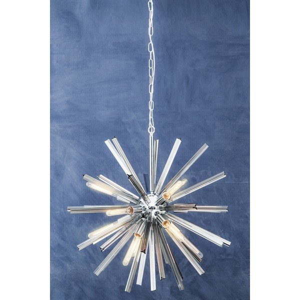 Metāla piekaramā lampa ar stikla abažūru ø 75 cm Karlo – Premier Housewares-image-3