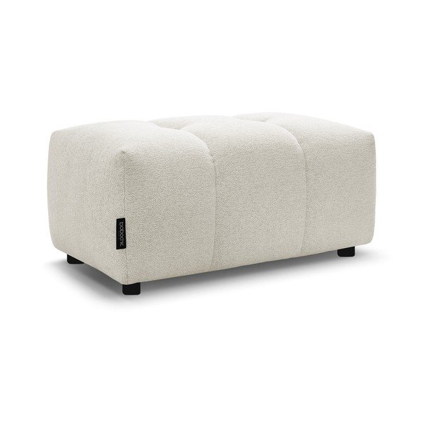 Balts kāju soliņš no šenila auduma Roxelane – Bobochic Paris-image-3