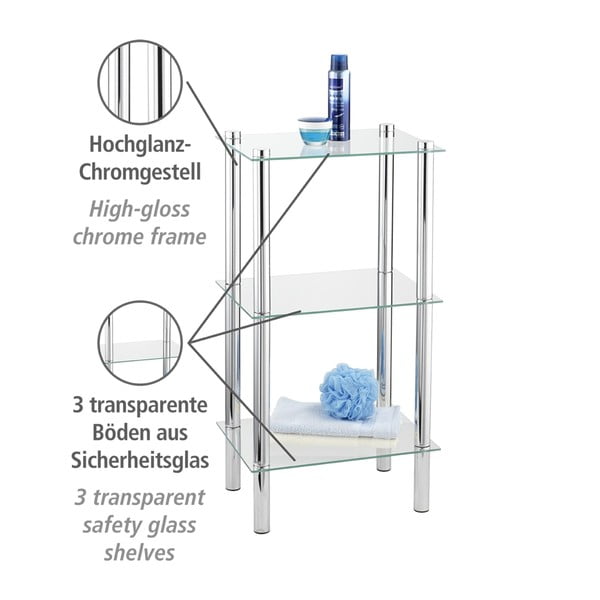 Plaukts ar 3 nodalījumiem Wenko Yago-image-3