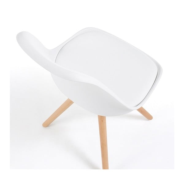 Balts krēsls ar dižskābarža kājām Bonami Essentials Lumos-image-2