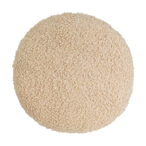 Dekoratīvais spilvens no Sherpa flīsa ø 40 cm Sherpa – Casa Selección