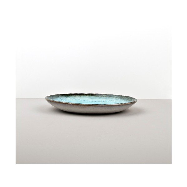 Zils ovāls keramikas šķīvis MIJ Sky, 24 x 20 cm-image-2