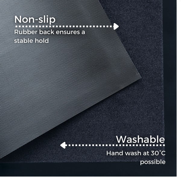 Melns kājslauķis Ragami Maison, 45 x 75 cm-image-4