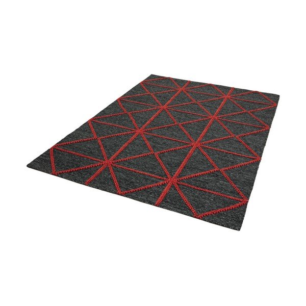 Melns un sarkans paklājs Asiatic Carpets Prism, 160 x 230 cm-image-2