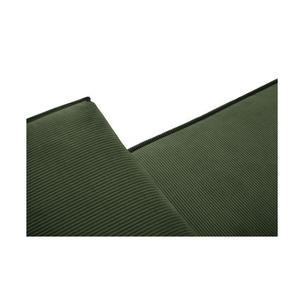 Zaļš velveta izvelkamais dīvāns ar veļas kasti Mazzini Sofas Azalea-image-1
