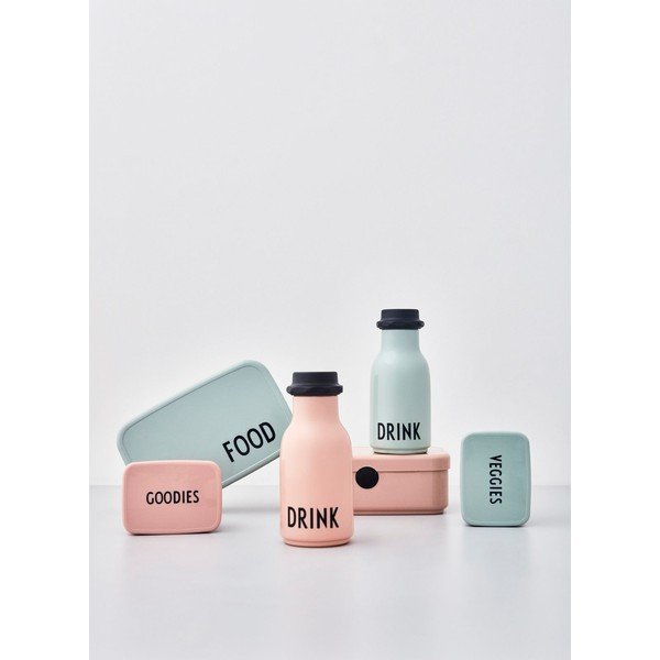 Rozā bērnu pudelīte Design Letters Drink, 330 ml-image-3
