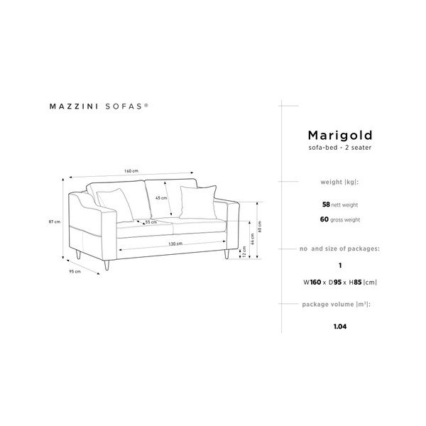 Tumši zils divvietīgs dīvāns Mazzini Sofas Marigold-image-4