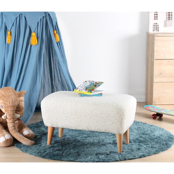 Balts bērnu pufs Moouv – Artie-image-1