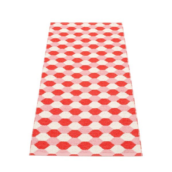 Sarkans iekštelpu un āra celiņa paklājs 70x160 cm Dana Coral – Pappelina