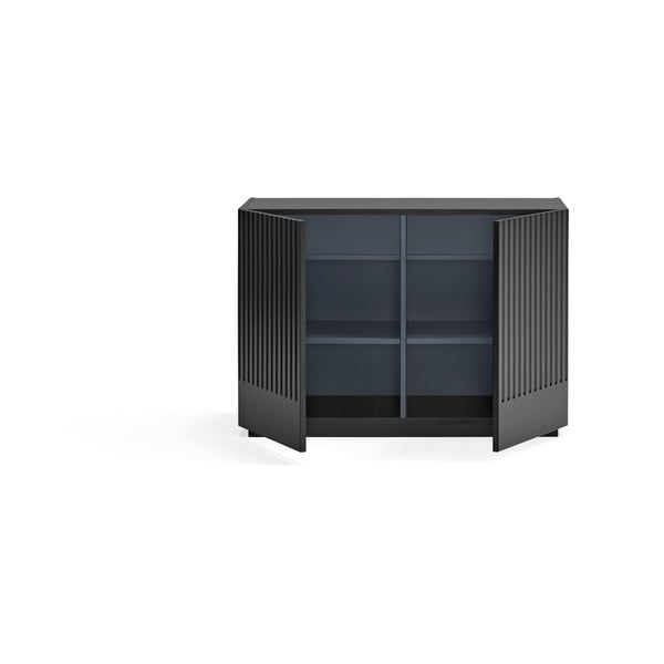 Melna zema kumode 100x70 cm Doric – Teulat-image-2