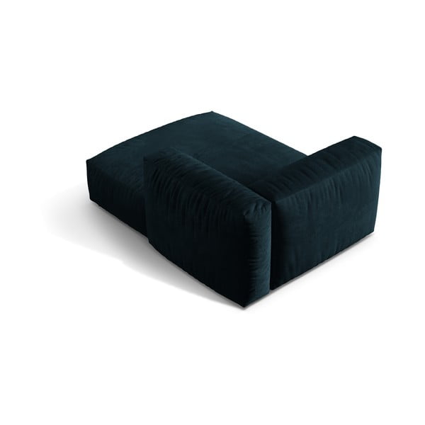 Tumši zila samta modulārā dīvāna daļa (ar labo stūri) Martina – Micadoni -image-2